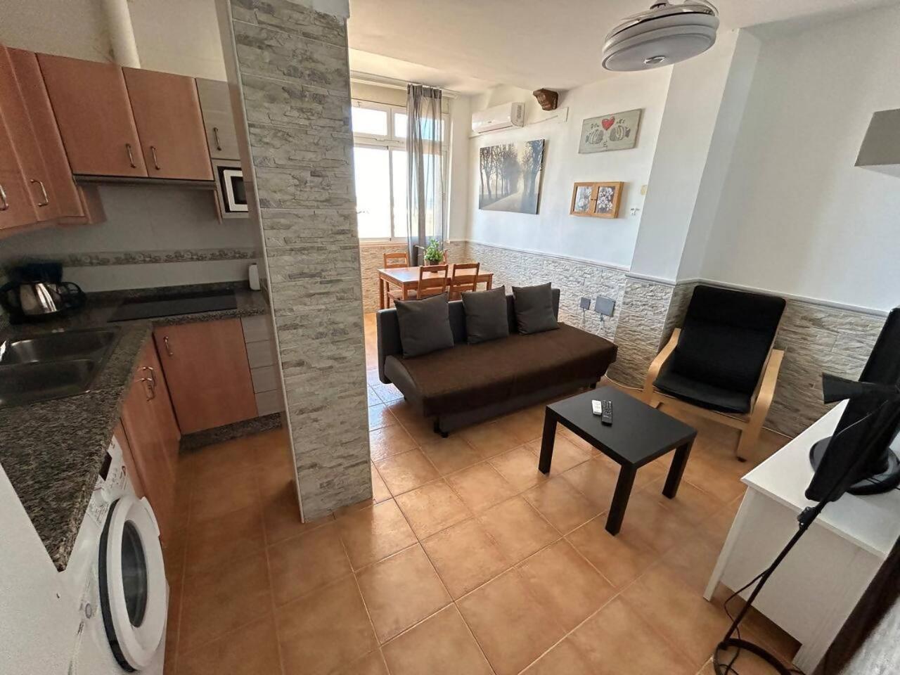 Apartamento Frente Al Mar Pedregalejo Málaga Eksteriør bilde